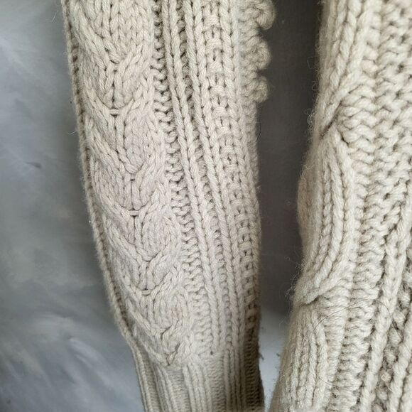 NICHOLAS K New York SWEATER COAT Cardigan Thick-Ply Heavy SHEEPMERE Wool Sz S - Picture 12 of 16